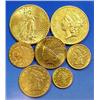Image 1 : US Gold Type Set- $1-2.5-5-10-20-St. Gaudens