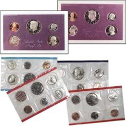 1985 & 1987 Proof Sets & 1972 & 1990 Mint Sets