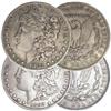 1882-S & 1890-O Morgan Silver Dollar Pair VF