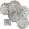 Image 1 : 1922-1934 Denver Peace Dollars Very Fine 5 coins