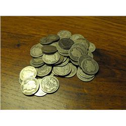 Lot of 50 Barber Dimes- Circulated