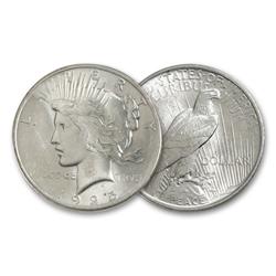 1925 Uncirculated Peace Silver Dollar