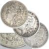 1882,3,4 S Mint Morgan Silver Dollars - VG Plus