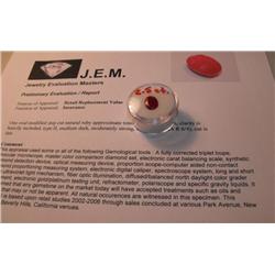 2.5 ct. Natural Ruby Gem $ 1000 GG GIA