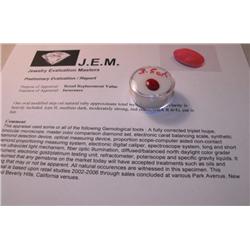 3.5 ct. Natural Ruby Gem $ 1300 GG GIA