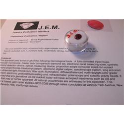 3.5 ct. Natural Ruby Gem $ 1400 GG GIA