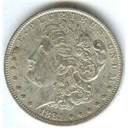 1881-O Mint State Morgan Silver Dollar