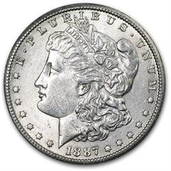 1887 UNC Morgan Silver Dollar
