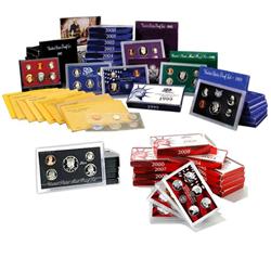 1955-2009 Proof Sets-Original packing