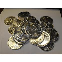 (20) US MINT 1 oz. Silver Eagles-