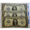 Image 1 : 3 1923 silver certificates  a VG and 2 Fine