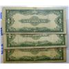 Image 2 : 3 1923 silver certificates  a VG and 2 Fine