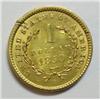 Image 2 : 1850 $1 GOLD nice AU but has nick on rev rim 11:00