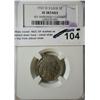 Image 1 : 1937D  3 leg Buffalo nickel  NGC XF marked as cleaned. Not cleaned does have
