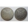 Image 2 : 2 1890CC Morgan $  VF/XF