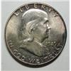 Image 1 : 1949 Franklin half $  a solid MS64 all original undipped
