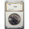 Image 1 : 1934 Peace $  PCI 64 graded right