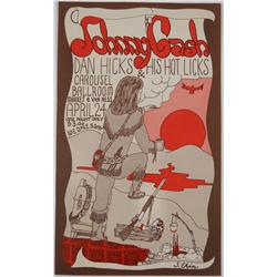 Johnny Cash 1968 Poster