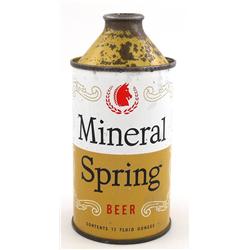 Mineral Spring Cone Top Beer Can