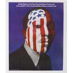 1970 "I Pledge Allegiance To The Flag" Poster