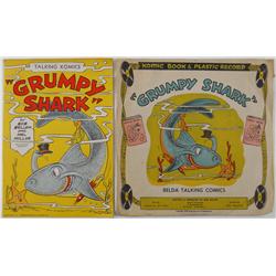 Talking Komics Grumpy Shark Record and Comic