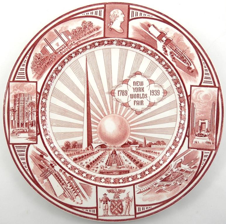 1939 New York World's Fair Plate