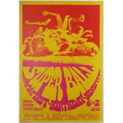 Grateful Dead - KMPX First Birthday Benefit 1968 Poster