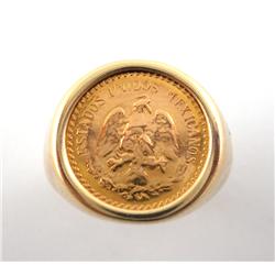 Gold Coin Ring - Estate Jewelry