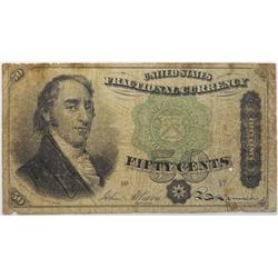 Fractional Currency - 50¢ Green Seal
