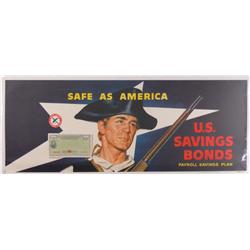 1955 Bus Sign - Buy U.S. Savings Bonds