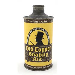 Old Topper Snappy Ale Cone-Top Can
