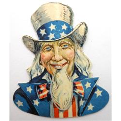 Uncle Sam Celluloid Bookmark