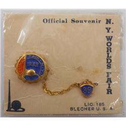 1939 New York World's Fair Souvenir Pin