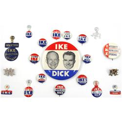 20 Eisenhower - Nixon Buttons