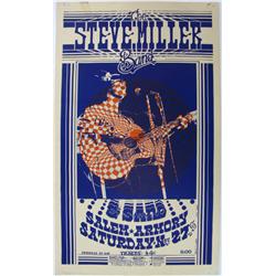 Steve Miller Band Concert Poster - 1971