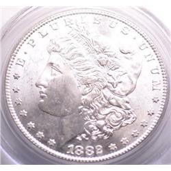 1882-S MS65 Morgan Silver Dollar, NES graded in Slab