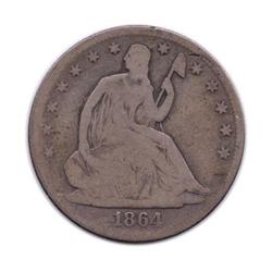 1864 Seated Liberty Half Dollar