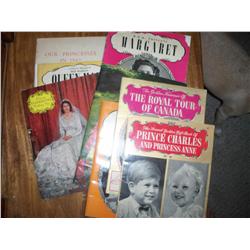 8 Vintage Royal Family Books 1940's, 50's