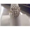 Image 1 : 1.25 Carat Diamond Cluster Ladies Ring, 5.1 Grams 14K Gold