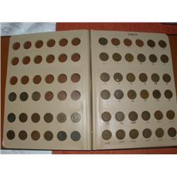 1859 TO 1909 COMPLETE SET INDIAN HEAD PENNIES INCLUDING 1877