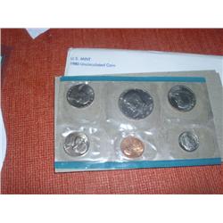1980 Uncirculated Mint Set