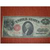Image 1 : RARE 1917 $1 United States Note Legal Tender Red Seal Large Note