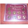Image 1 : Ten Decades of American Pennies Set