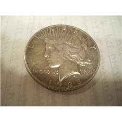 1928 Silver Peace Dollar F
