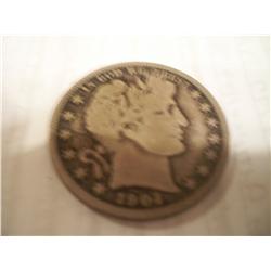 1904-O Silver Barber Half Dollar