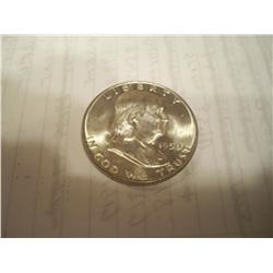 1950 Silver Franklin Half Dollar