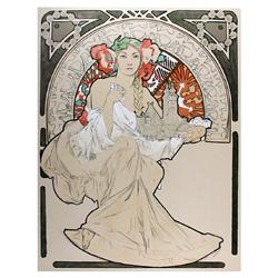 Alphonse Mucha, Lovely Protector, 70, Lithograph Poster