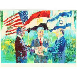 LeRoy Neiman, Eqyptian Israeli Peace Treaty, Serigraph