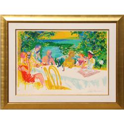 LeRoy Neiman, Wine Alfresco, Serigraph