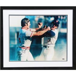 Pete Rose & Bud Harrelson, Color Photograph
